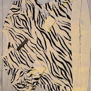 NWT Zebra Print Top